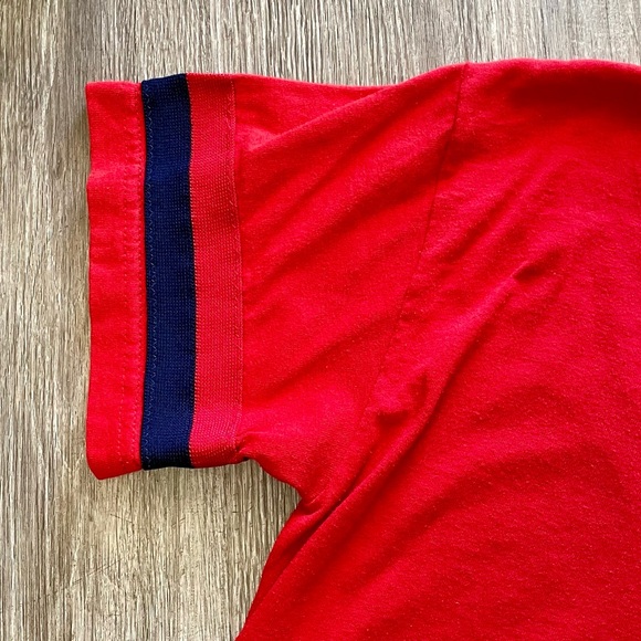 Vintage 1990s Cleveland Indians Chief Wahoo Print Red Amateur Baseball T-Shirt - Picture 6 of 15